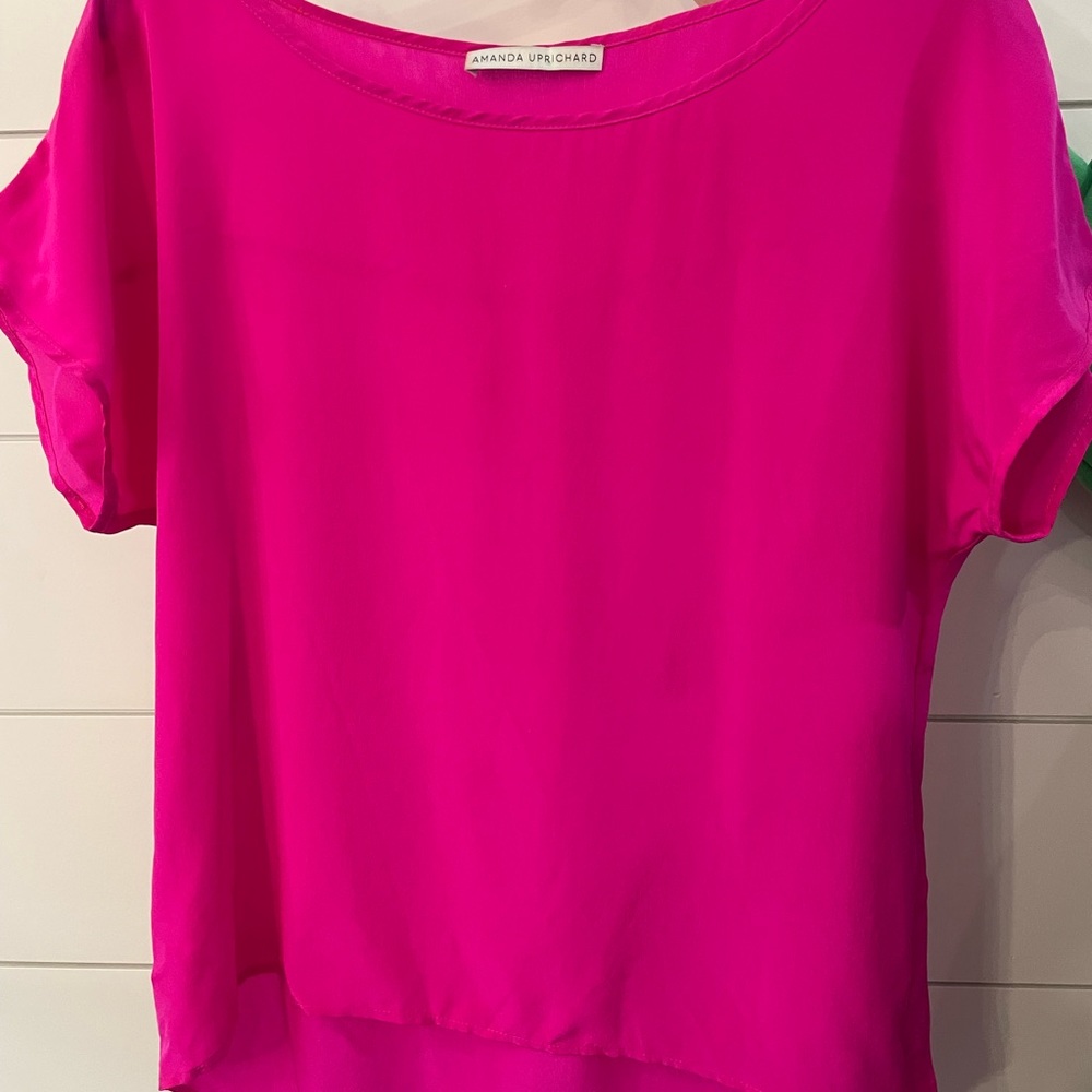 Amanda Uprichard Silk Blouse